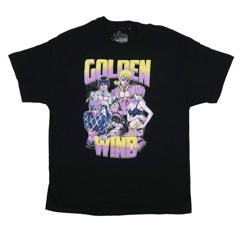 Jojo's Bizarre Adventure Mens T-Shirt -  Golden Wind Cast In Between Name