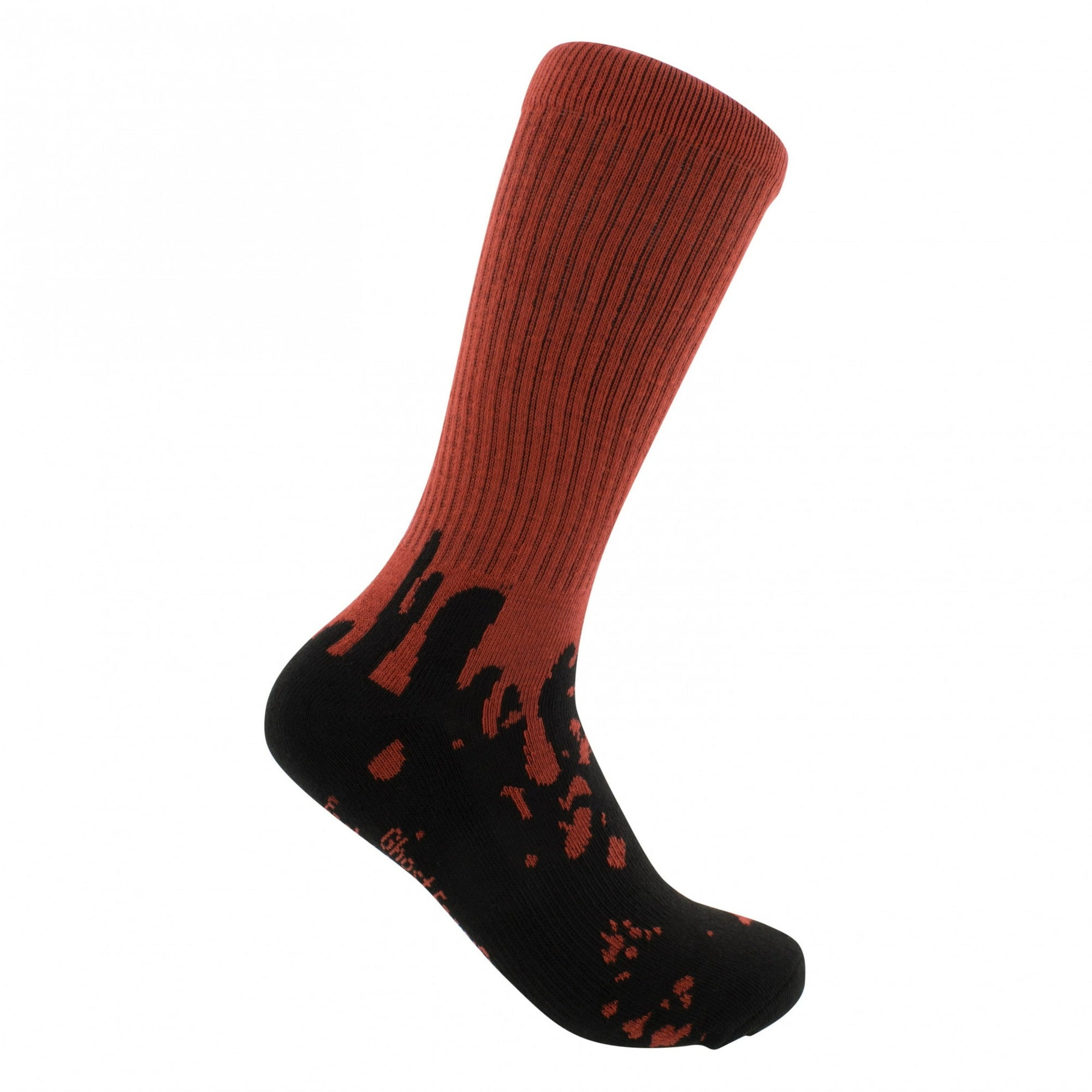 Scream Ghostface Red and Black Crew Socks