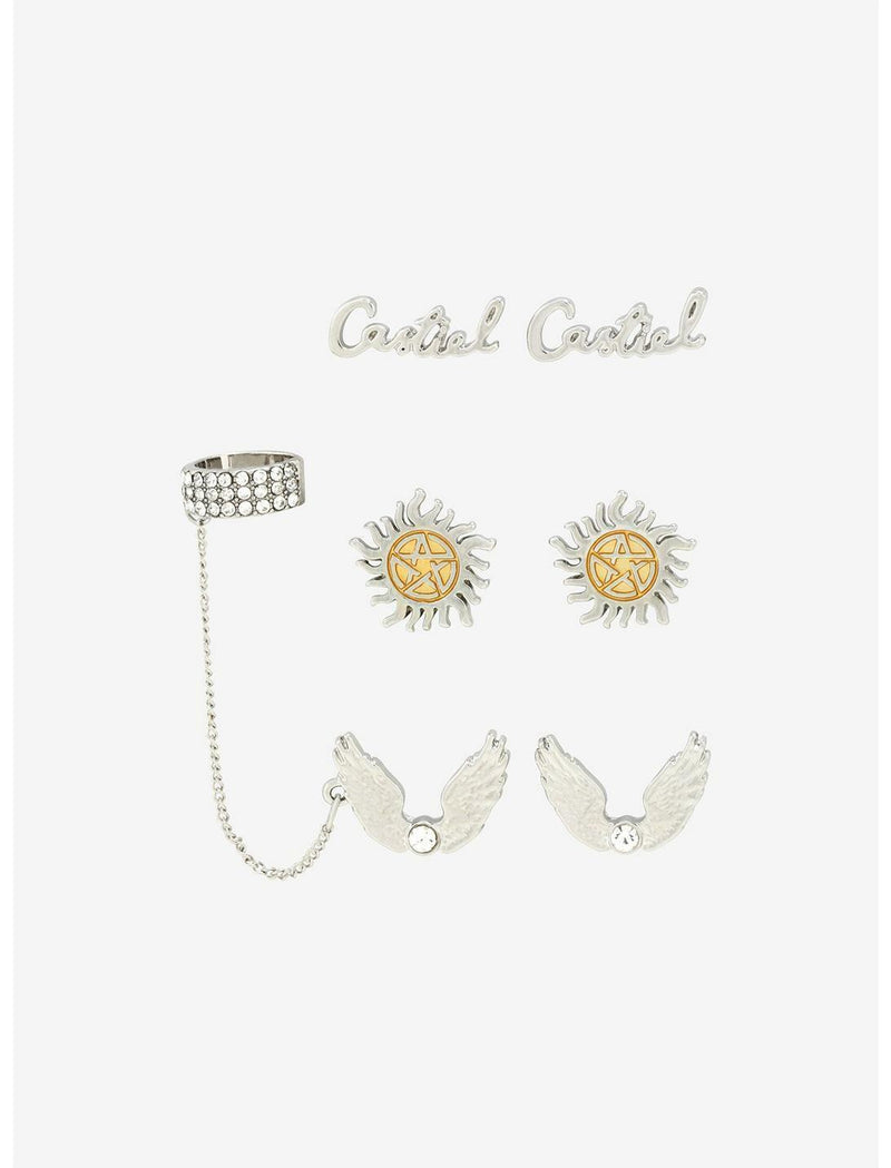 Supernatural Castiel Ear Cuff 3 Pc Set - Inmyparentsbasement.com