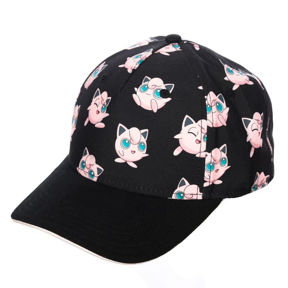 Pokemon Jigglypuff Allover Print Kids Baseball Cap Multicolored