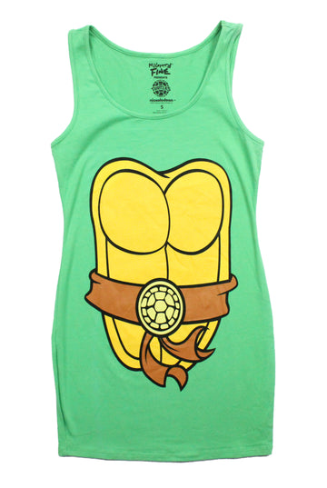 Teenage Mutant Ninja Turtles Costume Front Girls Juniors Tank Dress