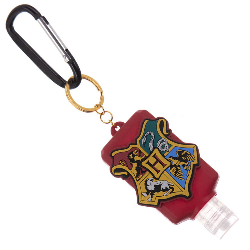 Harry Potter Hogwarts Plastic Bottle Holder Keychain W/ 1 oz. Reusable Bottle