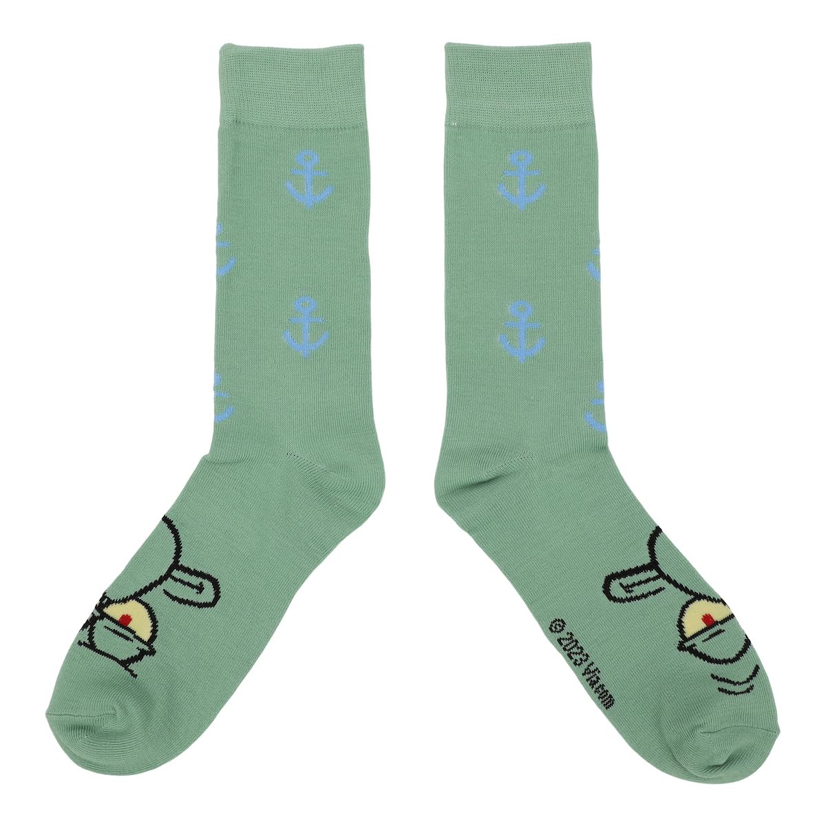 SpongeBob SquarePants Adult Crew Socks 3-Pack - Bikini Bottom Comfort!