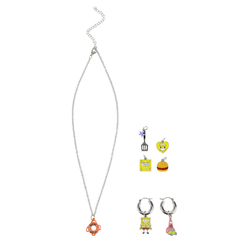 Bioworld Spongebob Squarepants 10-Piece Mix & Match Jewelry Set