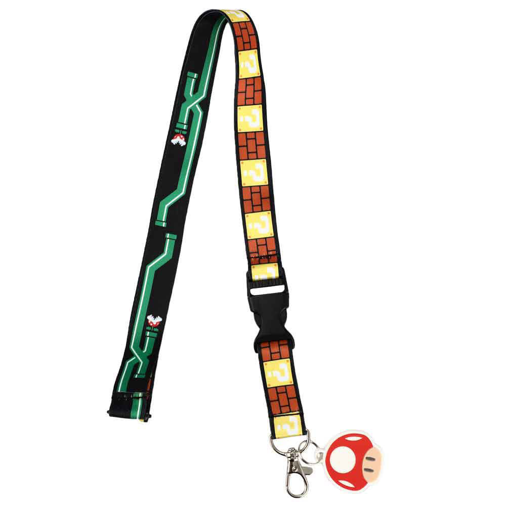 Nintendo Super Mario Lapel Pin & Lanyard Gift Set