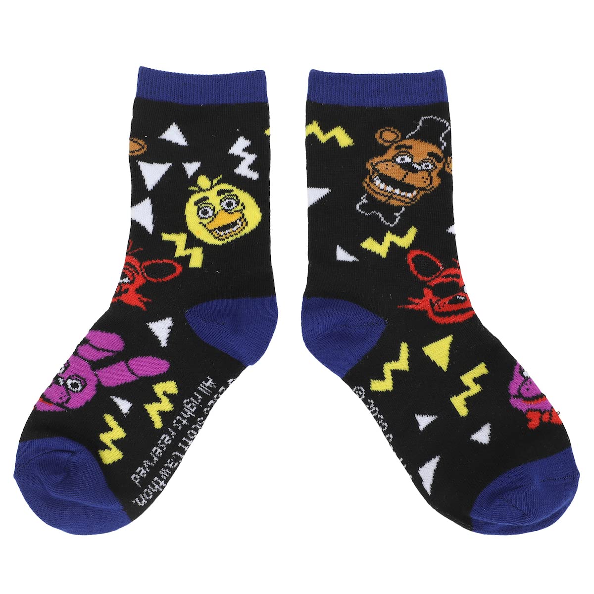 Five Nights At Freddy's Pizza Party Youth 3-Pair Crew Socks