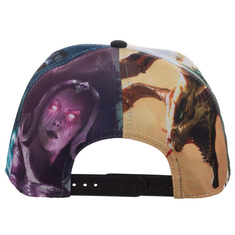 Magic: The Gathering Sublimated Print Black Adjustable Hat
