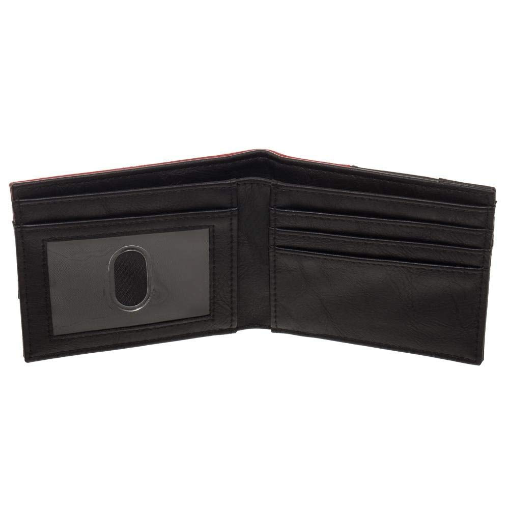 Deadpool Uniform BiFold Wallet Marvel Anti-Hero Costume Style Wallet ID Holder