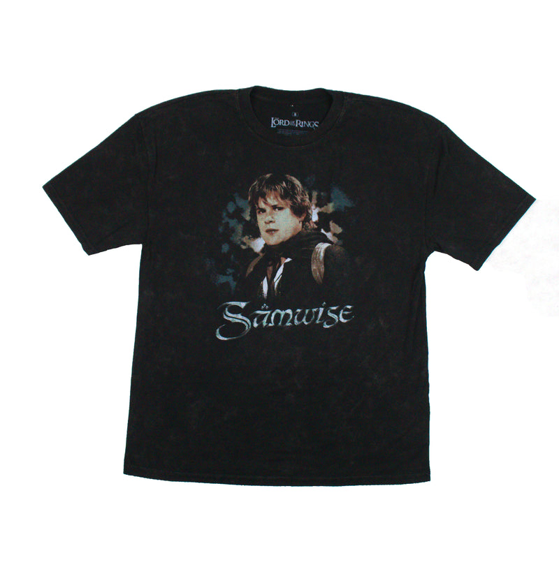 Lord of the Rings Mens T-Shirt - Samwise Image Stone Washed