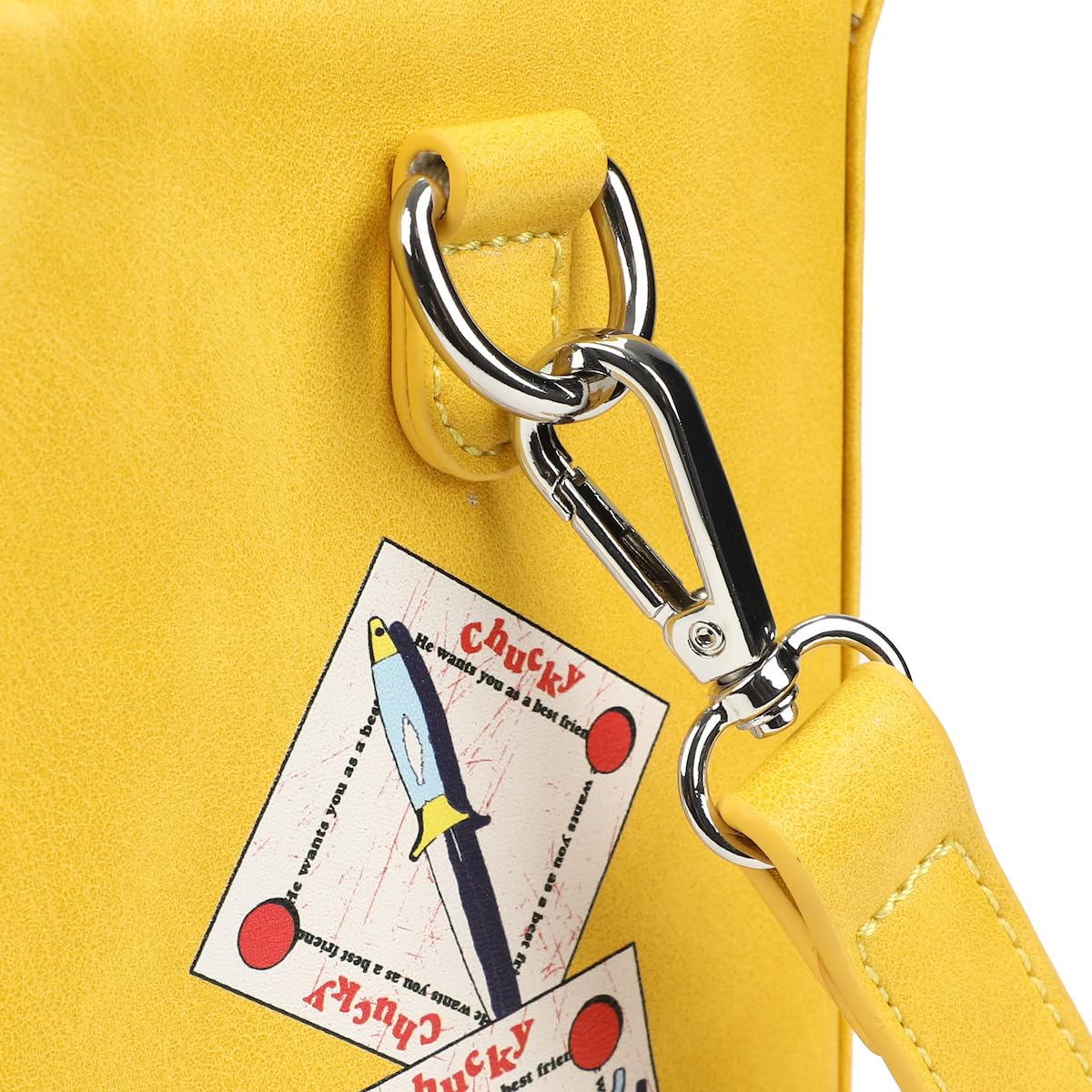 Chucky Doll Box Women's Yellow Novelty Crossbody Handbag
