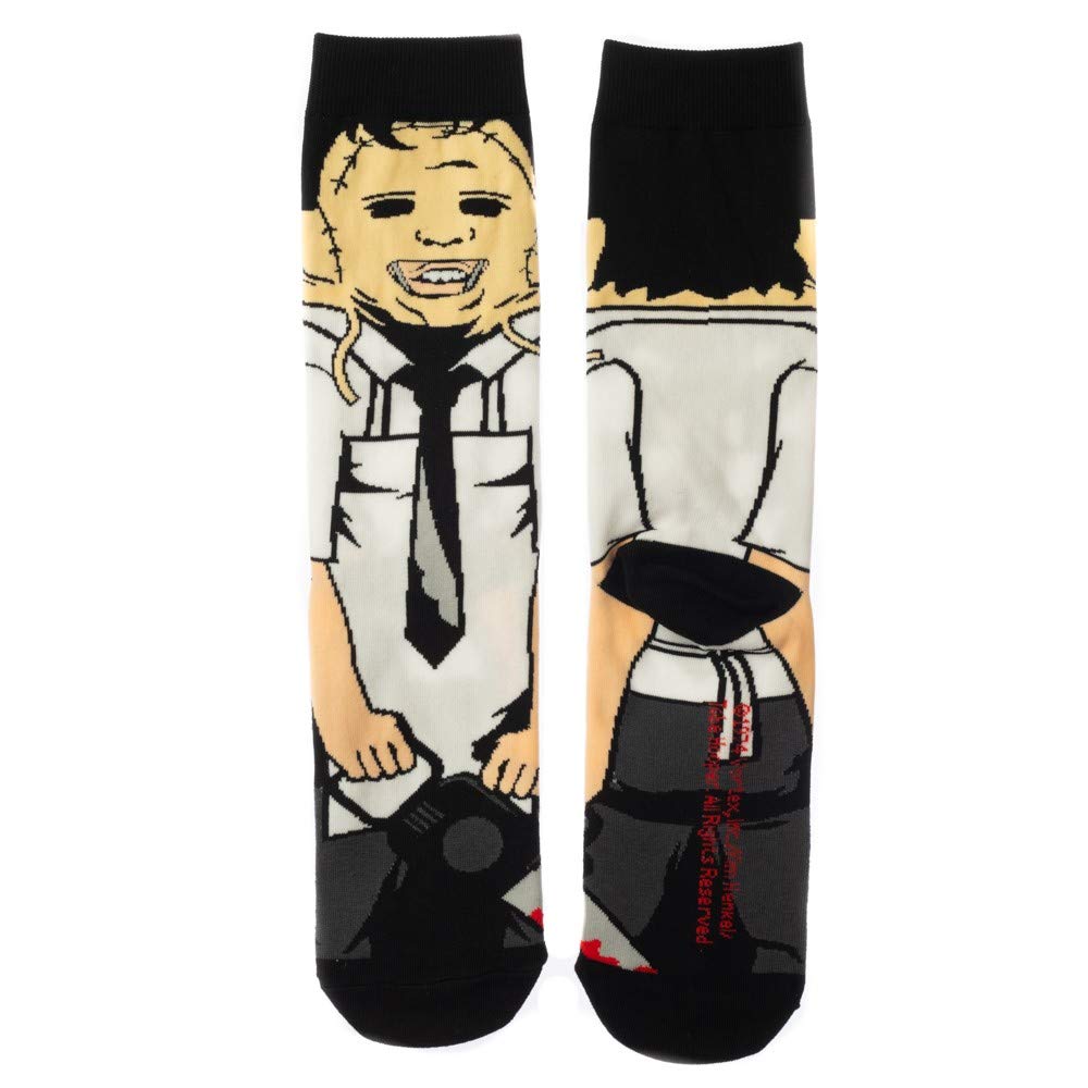 Texas Chainsaw Massacre Leatherface 360 Character Crew Sock