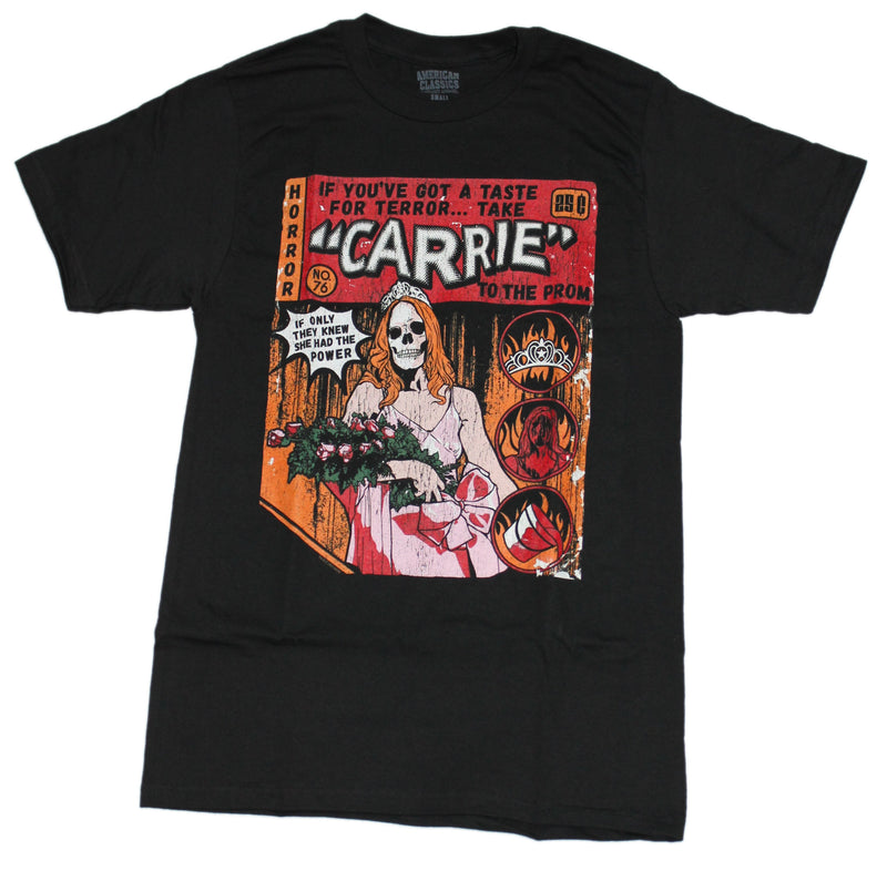 Carrie Mens T-Shirt  - PCH Comic Book Style Image