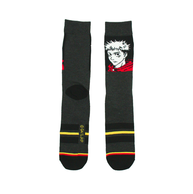 Jujutsu Kaisen Yuji Itadori character Men's Crew sock