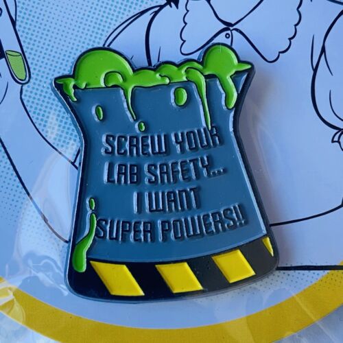 Rare Limited Edition Discontinued Loot Crate I Want Super Powers Pin - 2018