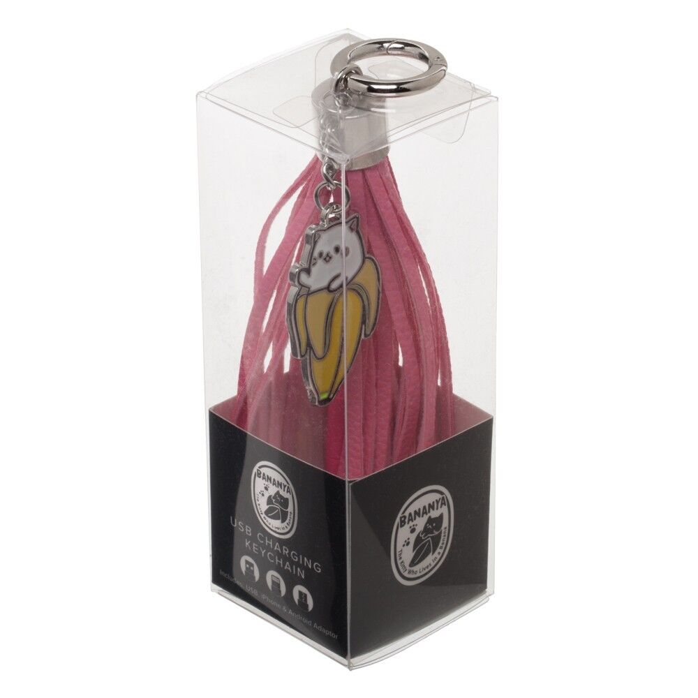 Bananya USB Keychain With Tassles