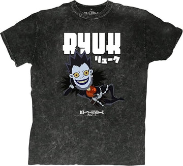 Death Note Mens Long Sleeve T-Shirt - Relaxing Ryuk Under Name Deathnote