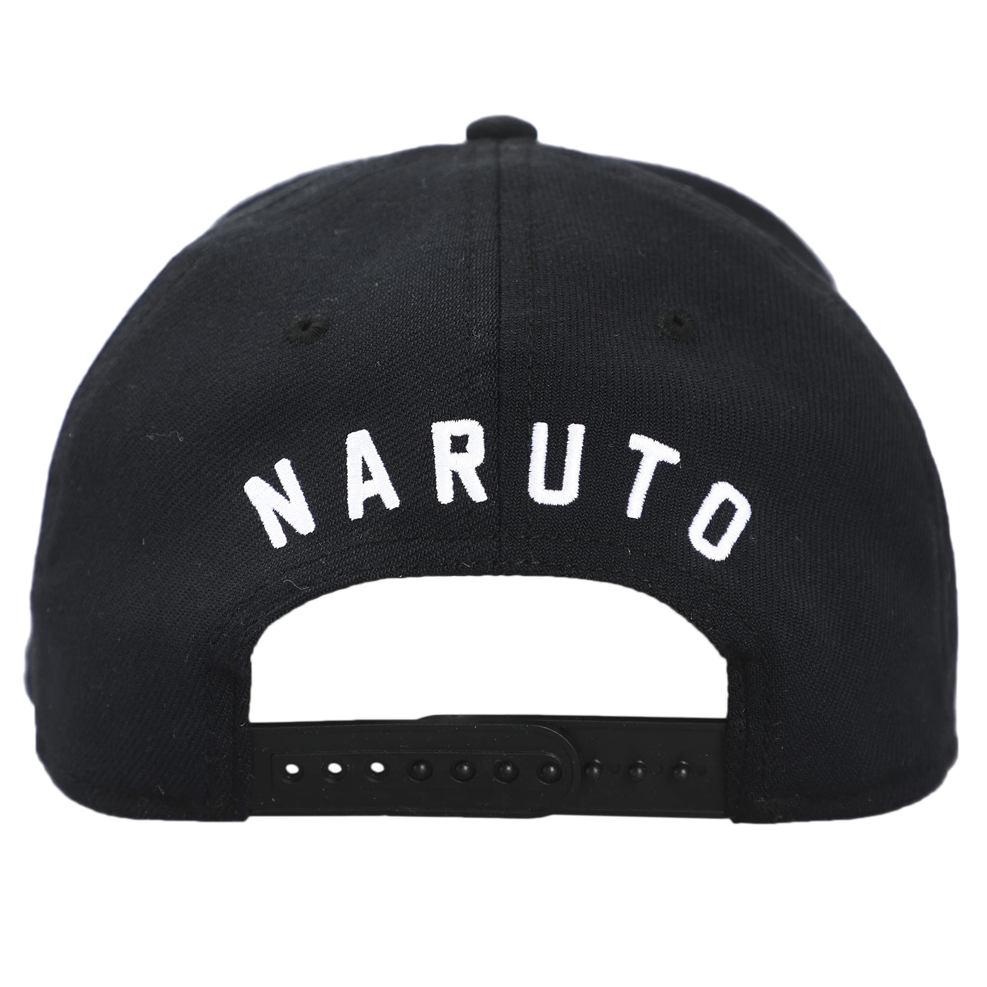 Bioworld Naruto Slouch Snapback Hat for Men White Akatsuki