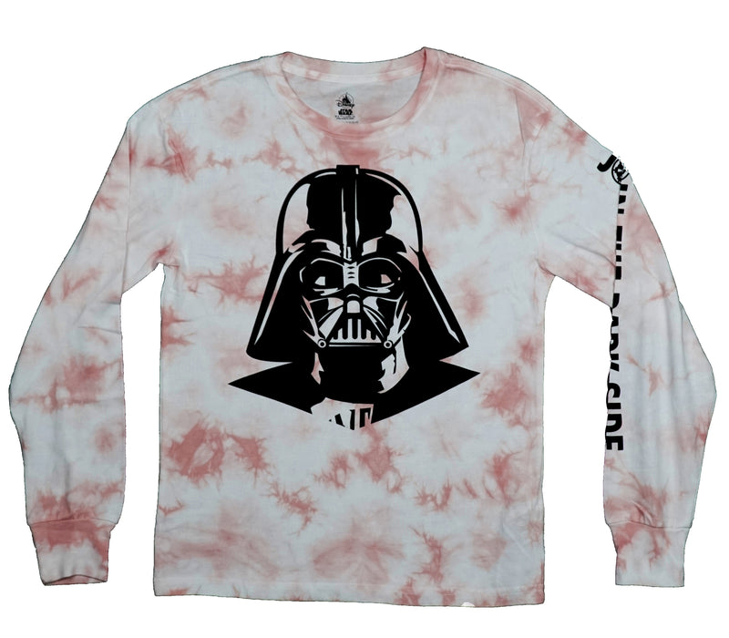 Star Wars Mens T-Shirt - Darth Vader Join the Dark Side on Sleeve Tie Dye