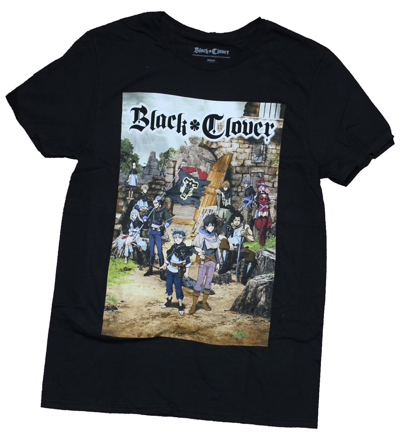 Black Clover  Mens T-Shirt - Key Art Group Image