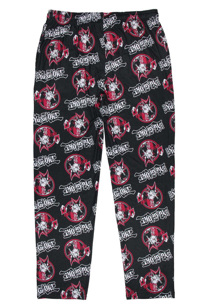 Men's Yu-Gi-Oh Pajama Pants Trading Card Game Yugi Mutou Character Adult Sleep Pants
