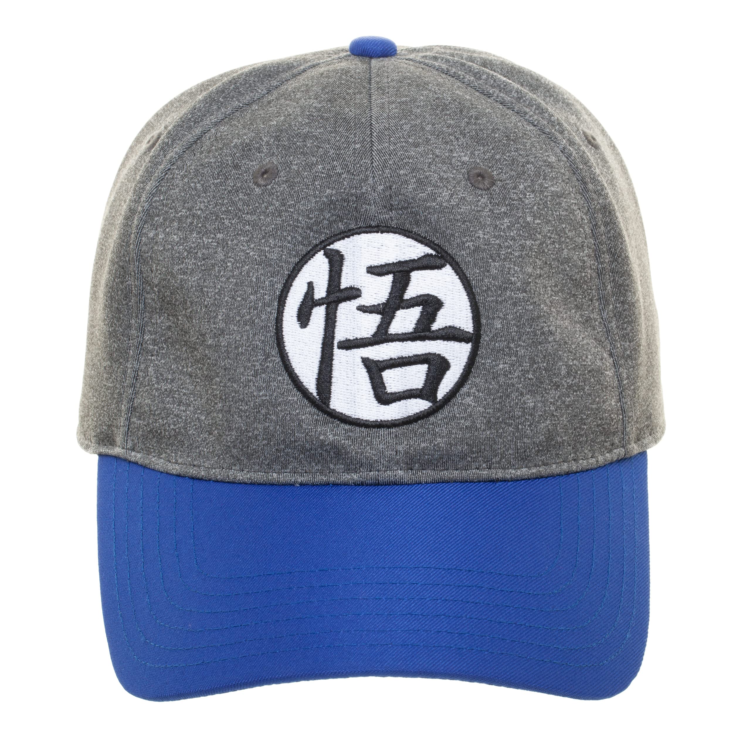 Dragon Ball Z Adjustable Hat with Pre-Curved Bill and Embroidered Symbol for Men
