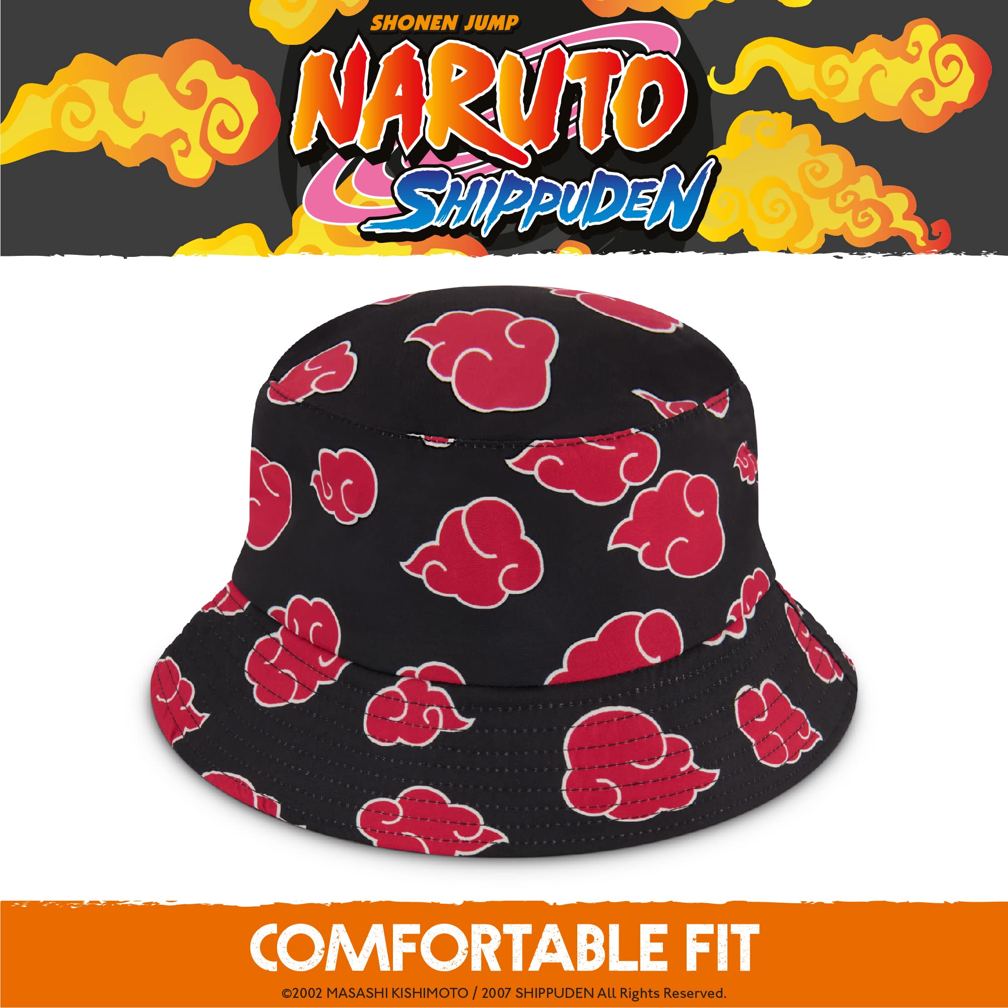 Naruto Dad Hat, Ichiraku Ramen Adult Baseball Cap with Flat Brim, Black, One Size