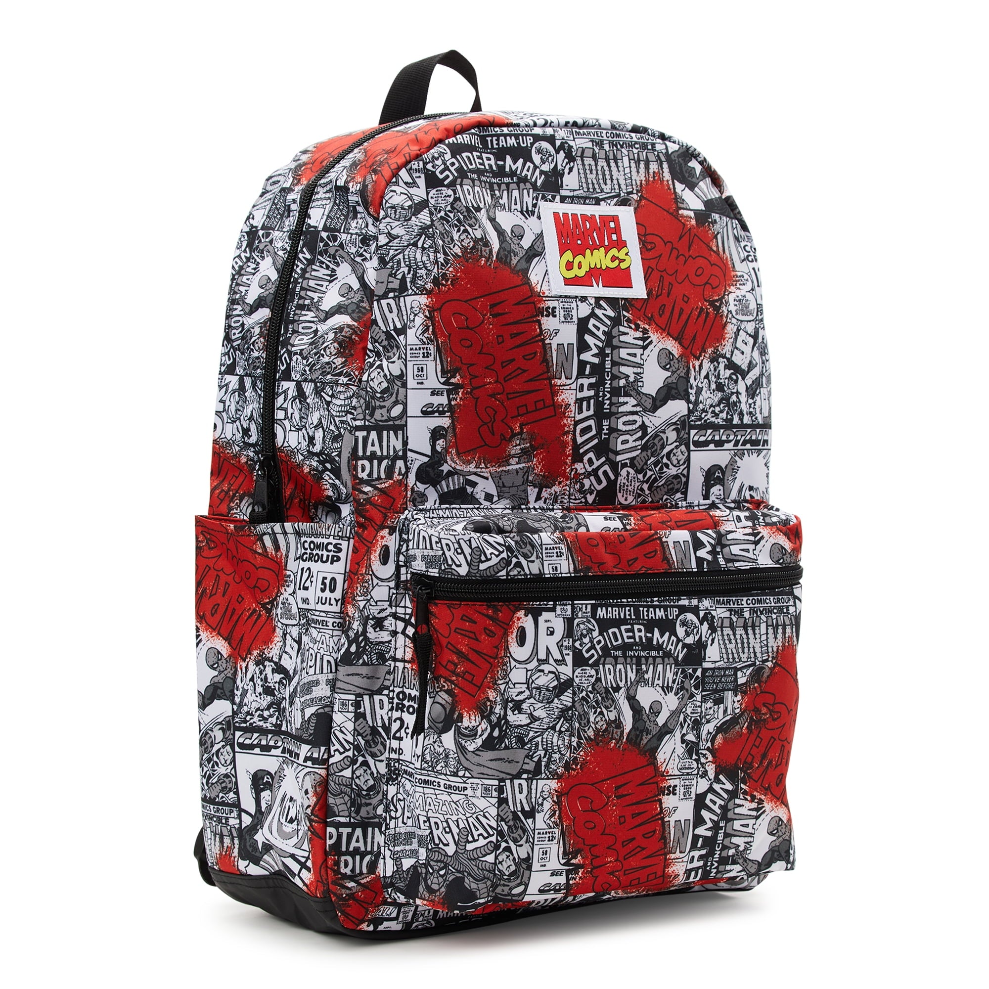 Marvel Avengers 17" Laptop Backpack, Red Splash Allover