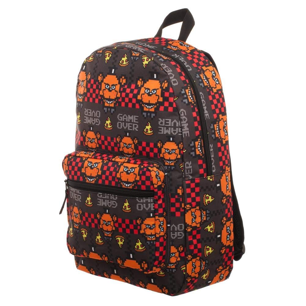 Five Nights at Freddys Backpack FNAF Game Over 16" Book Bag