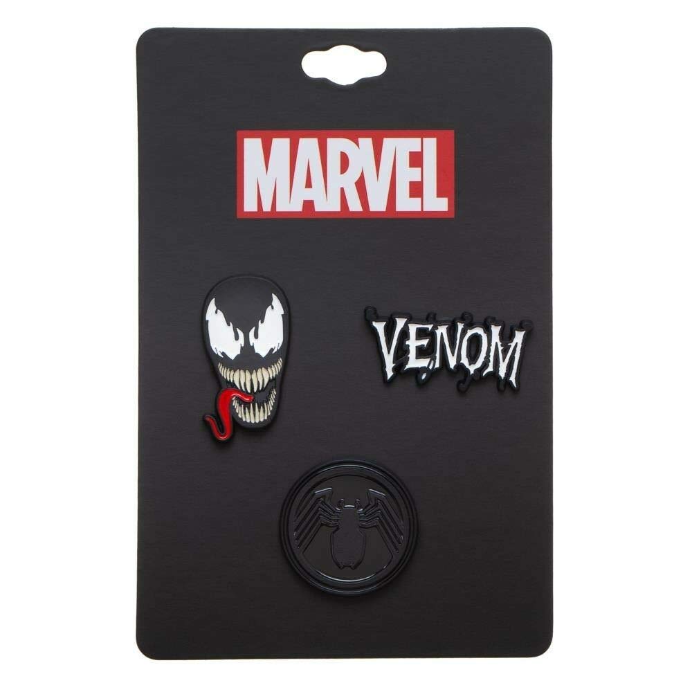 Officially Licensed Venom Lapel Pin 3 Pack