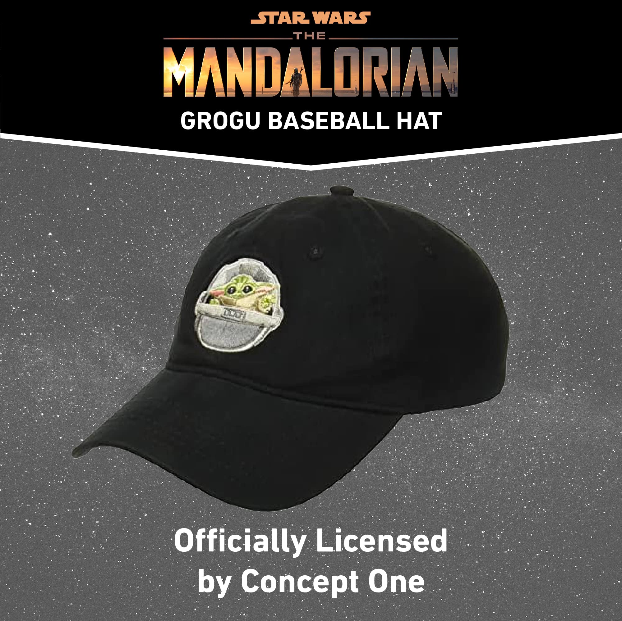 Star Wars The Mandalorian The Child Cotton Adjustable Baseball Cap, Grogu Dad Hat