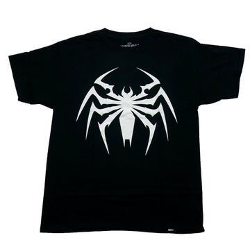 Spider-Man 2 Mens T-Shirt - White Venom Logo Costume Front