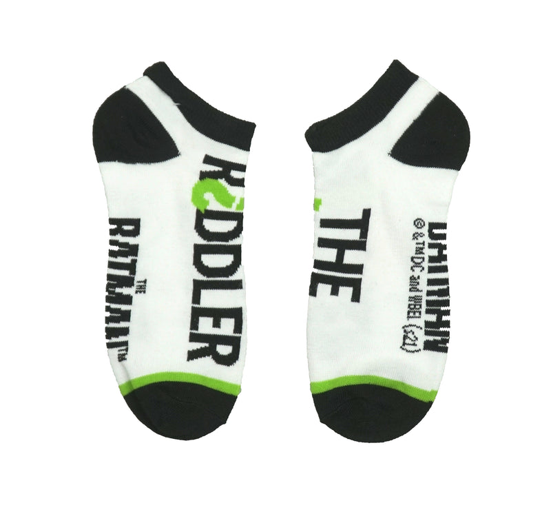 DC Comics Batman The Riddler Men's ankle socks