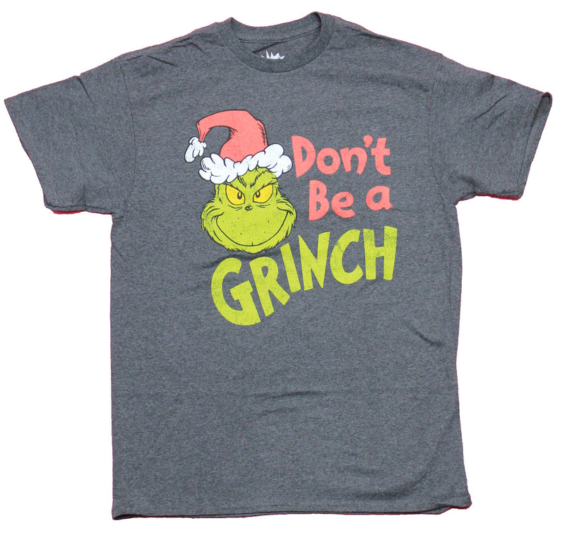 Grinch Who Stole Christmas Mens T-Shirt  - Don't Be A Grinch