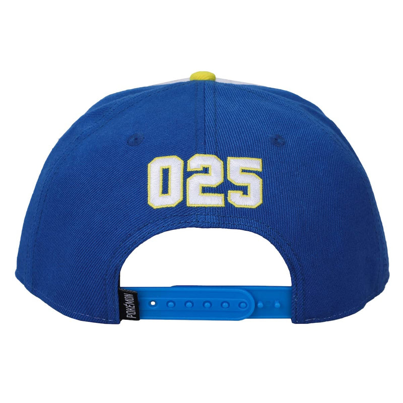 Bioworld Pokemon Pikachu Color Block Snapback Hat