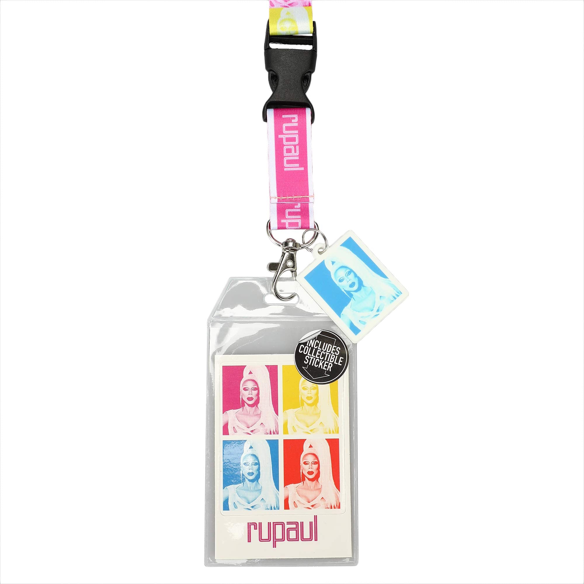 RuPaul Lanyard with Keychain