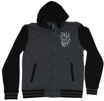 Fallout Boy Fall Out Mens Hoodie Sweatshirt - FOB Skull Back Image