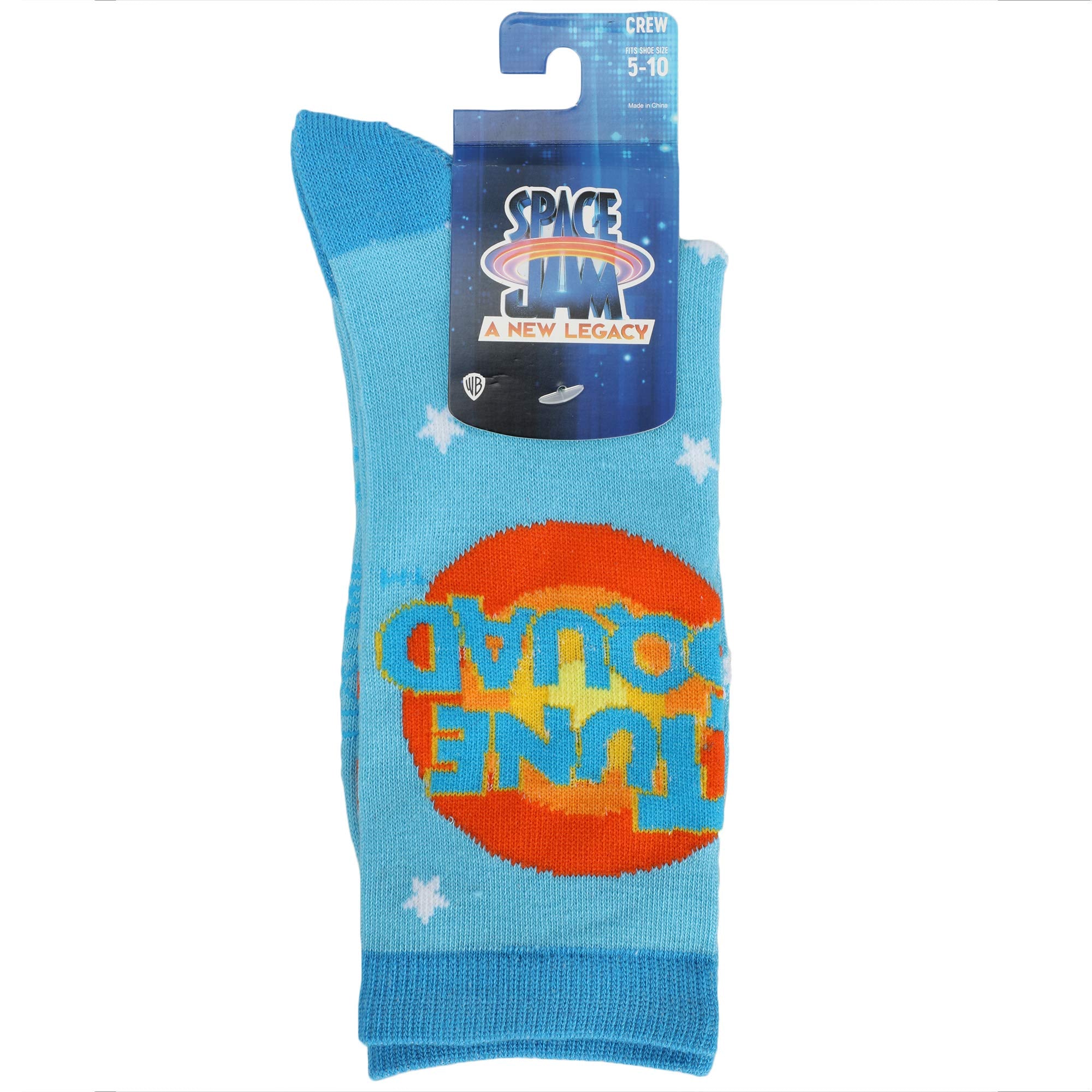Bioworld Space Jam Tune Squad Logo Crew Socks