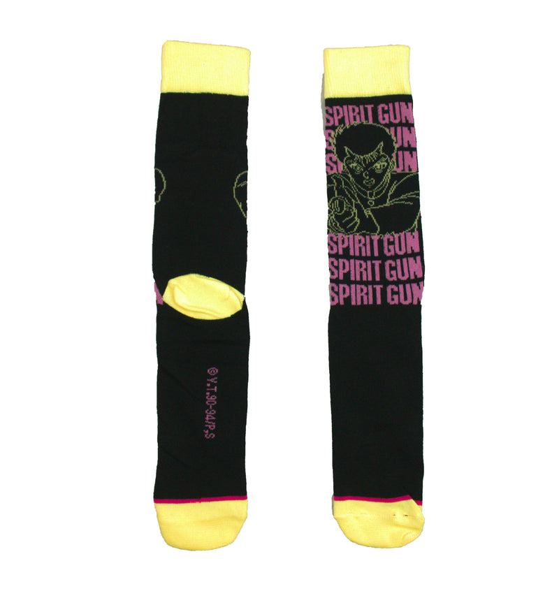 Yu Yu Hakusho character over Spirit Gun Men's crew sock