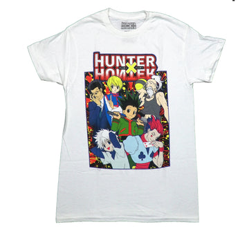 Hunter X Hunter Mens T-Shirt - Boxed Group of Six Under Logo