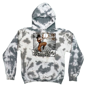 Dragon Ball Z Mens Pullover Hoodie - Goku Beaming Attack Box