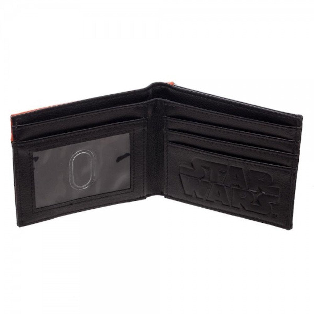 Star Wars Rebel Logo Mens PU Bi-Fold Wallet,Multi,One Size