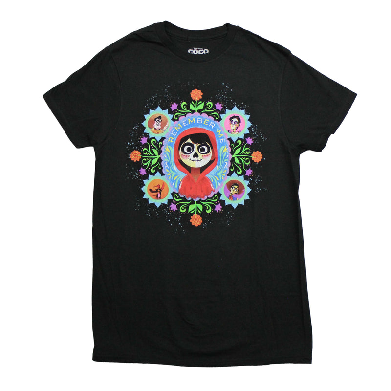 Disney Coco Mens T-Shirt - Surrounded by Family In Remember Me Frame