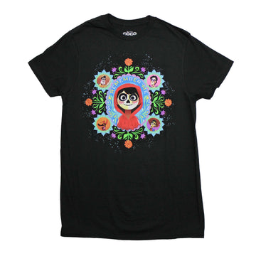 Disney Coco Mens T-Shirt - Surrounded by Family In Remember Me Frame