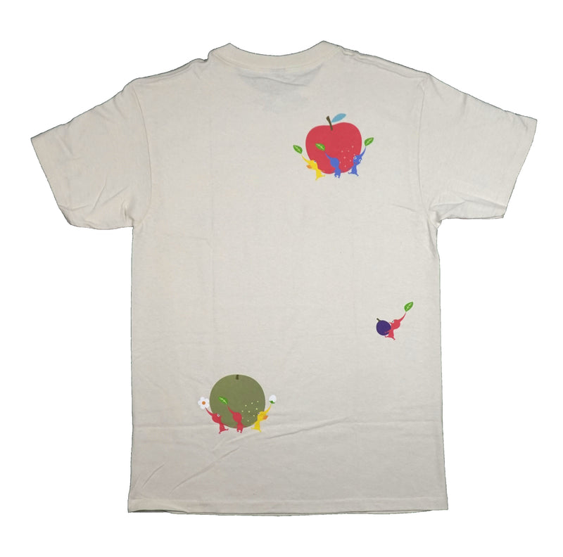 Pikmin Mens T-Shirt - Fruit Carrying Pikmins Front & Back