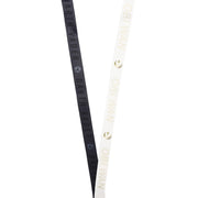 Obiwan Black and Ivory Lanyard with Clear Sleeve - Inmyparentsbasement.com