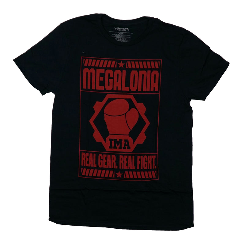 Megalobox Mens T-Shirt - Megalonia Real Gear. Real Fight IMA - Inmyparentsbasement.com