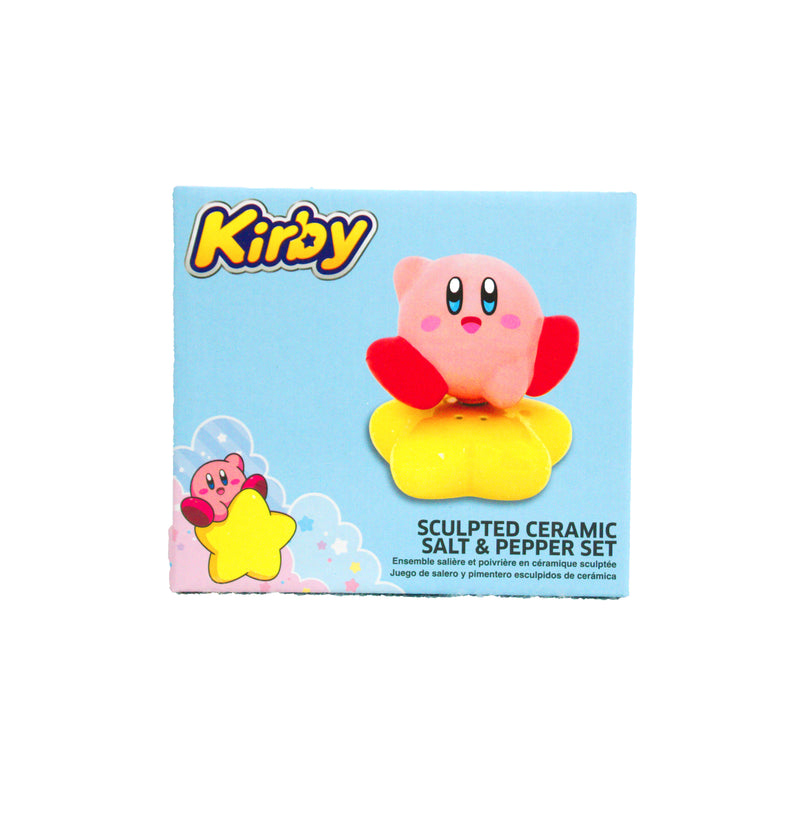 Nintendo Kirby and Warp Star Sculpted Ceramic Salt and Pepper Set