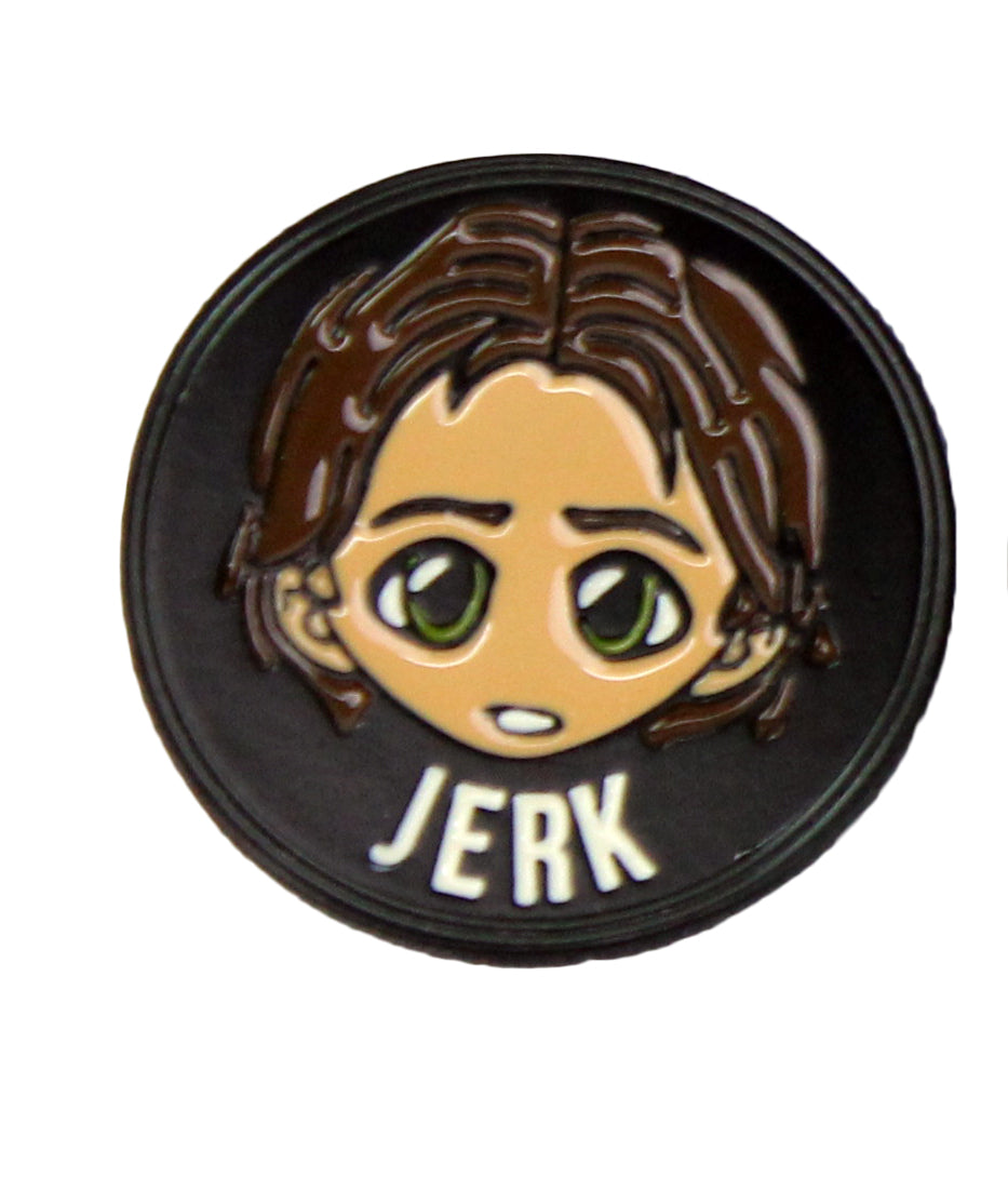 Supernatural 4 pc Lapel Pin Set W/ Sam Dean Bobby & Castiel Spewing Insults