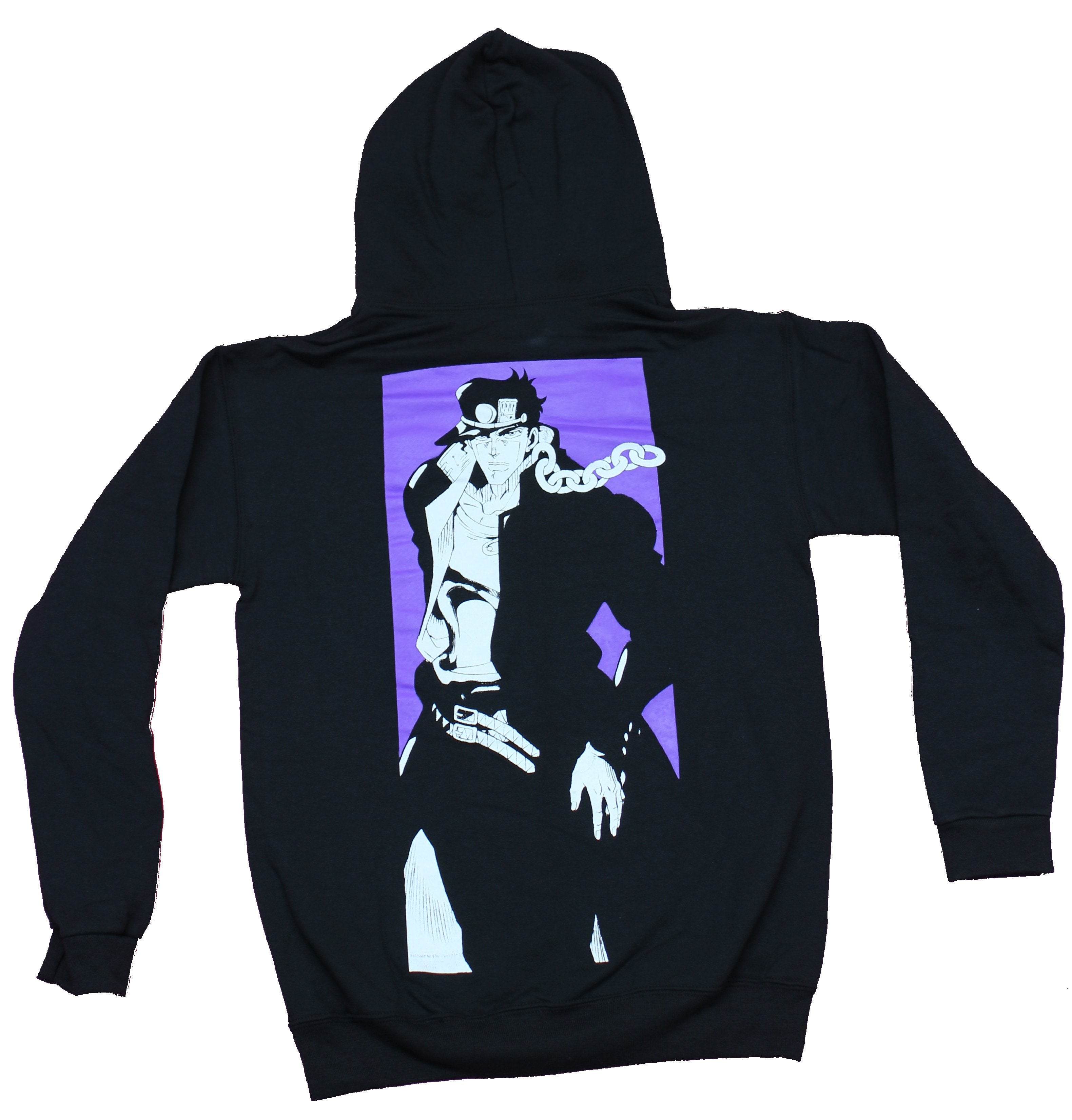 Jojo's Bizarre Adventure Pullover Hoodie - Stardust Crusaders Jojo Picture Back
