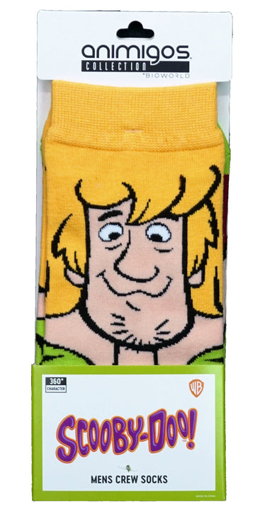 Bioworld Scooby Doo Shaggy Casual 360 crew Socks for Men